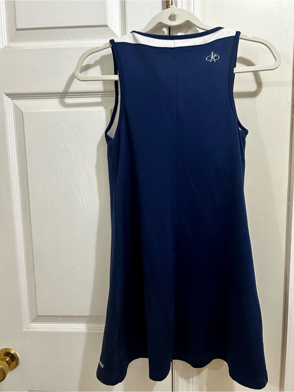Balle de Match Go Yippee Navy & White Pickleball Tennis Tank Dress Size Large - Picture 2 of 4